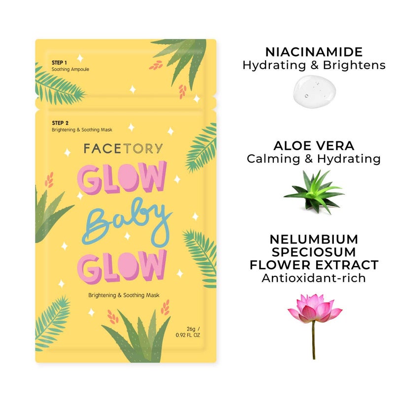 FACETORY Collection Facial Mask Set - Hydrating, Purifying, Soothing, Moisturizing, and Revitalizing - Soft, Form-Fitting Face Masks, For All Skin Types - No Sulfates No Parabens (10 pc) - Image 3